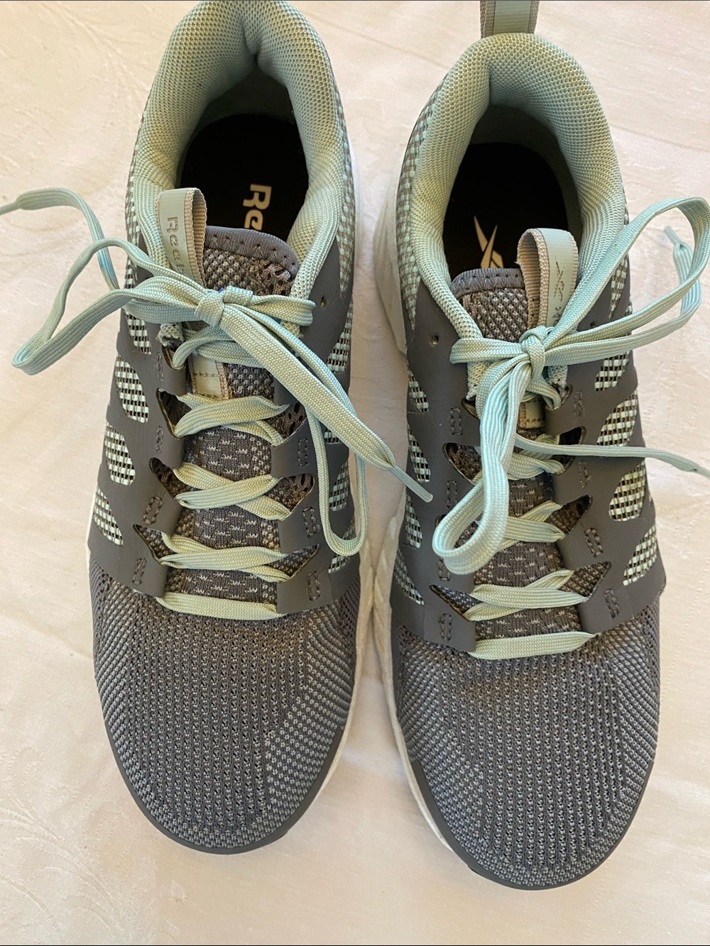 Reebok Fusion Flexweave Work Composite Toe Safety Shoes Grey Mint Size 10 NWOB